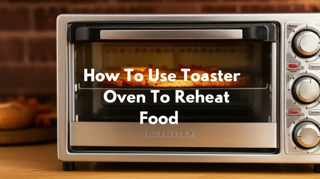 How To Use Toaster Oven To Reheat Food