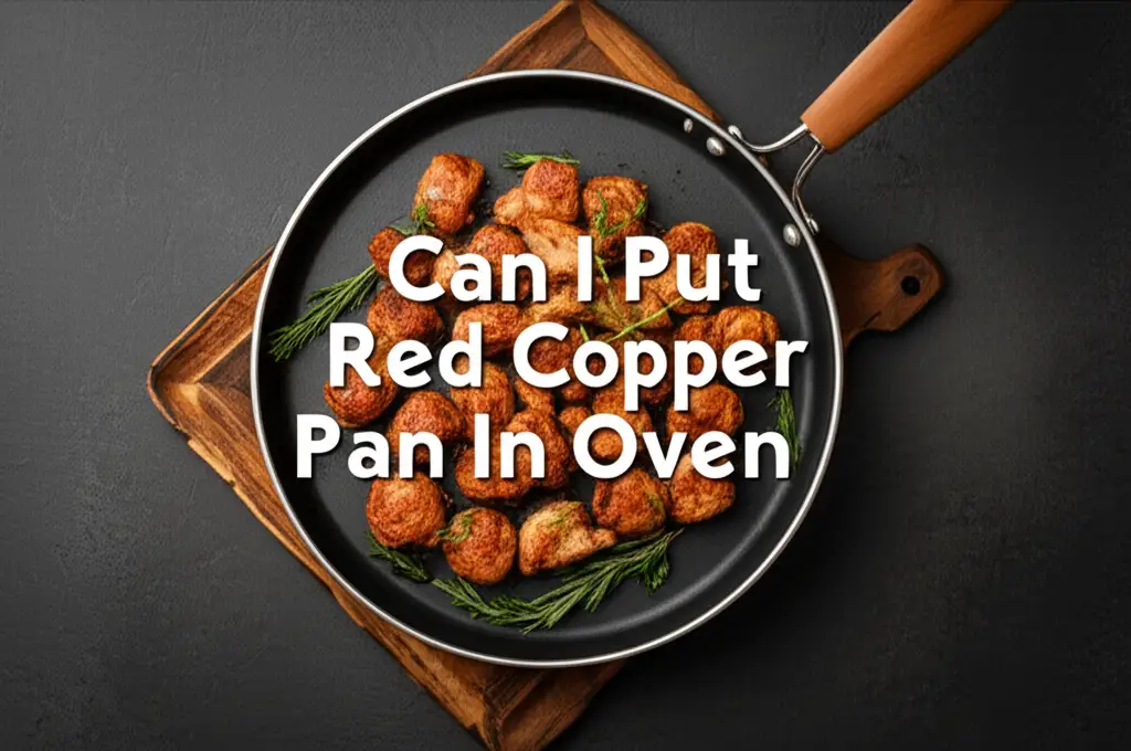 Can I Put Red Copper Pan In Oven