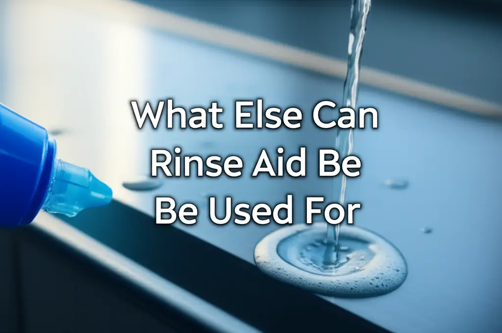 Discover surprising uses for rinse aid beyond the dishwasher. Get streak-free windows, shiny surfaces, and clever cleaning hacks. Explore what else can rinse aid be used for.