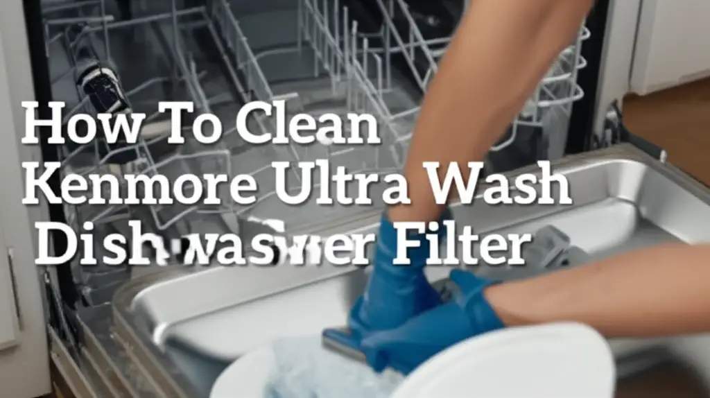 How To Clean Kenmore Ultra Wash Dishwasher Filter