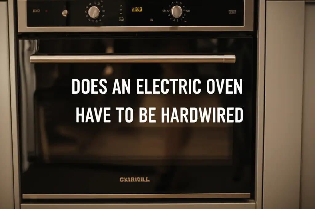 Hardwired or Plug-In Electric Oven Electrical Needs