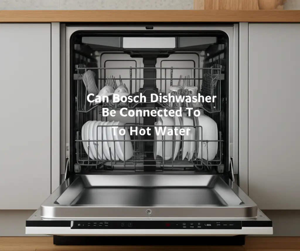 Can Bosch Dishwasher Be Connected To Hot Water