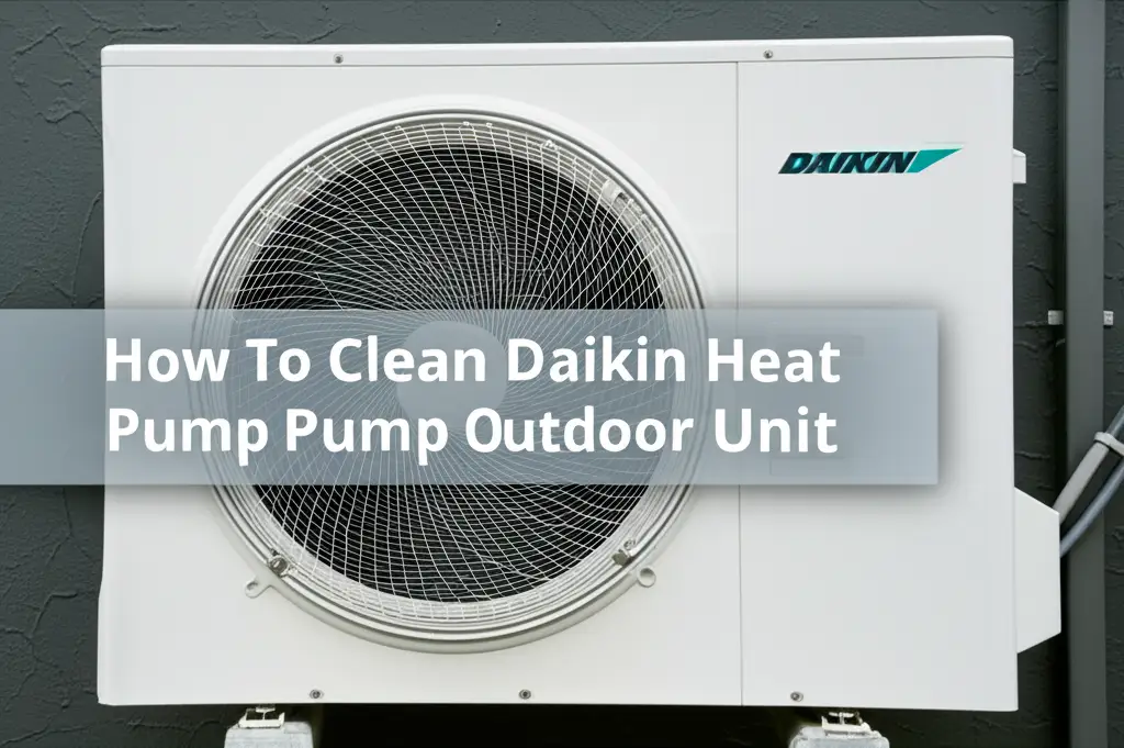 How To Clean Daikin Heat Pump Outdoor Unit