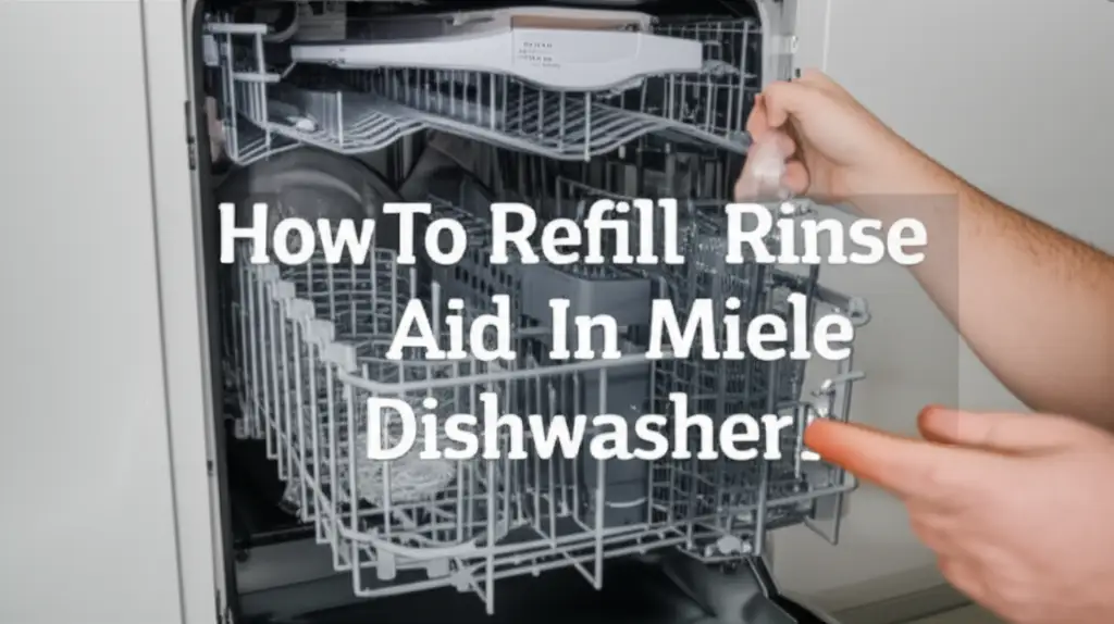 How To Refill Rinse Aid In Miele Dishwasher