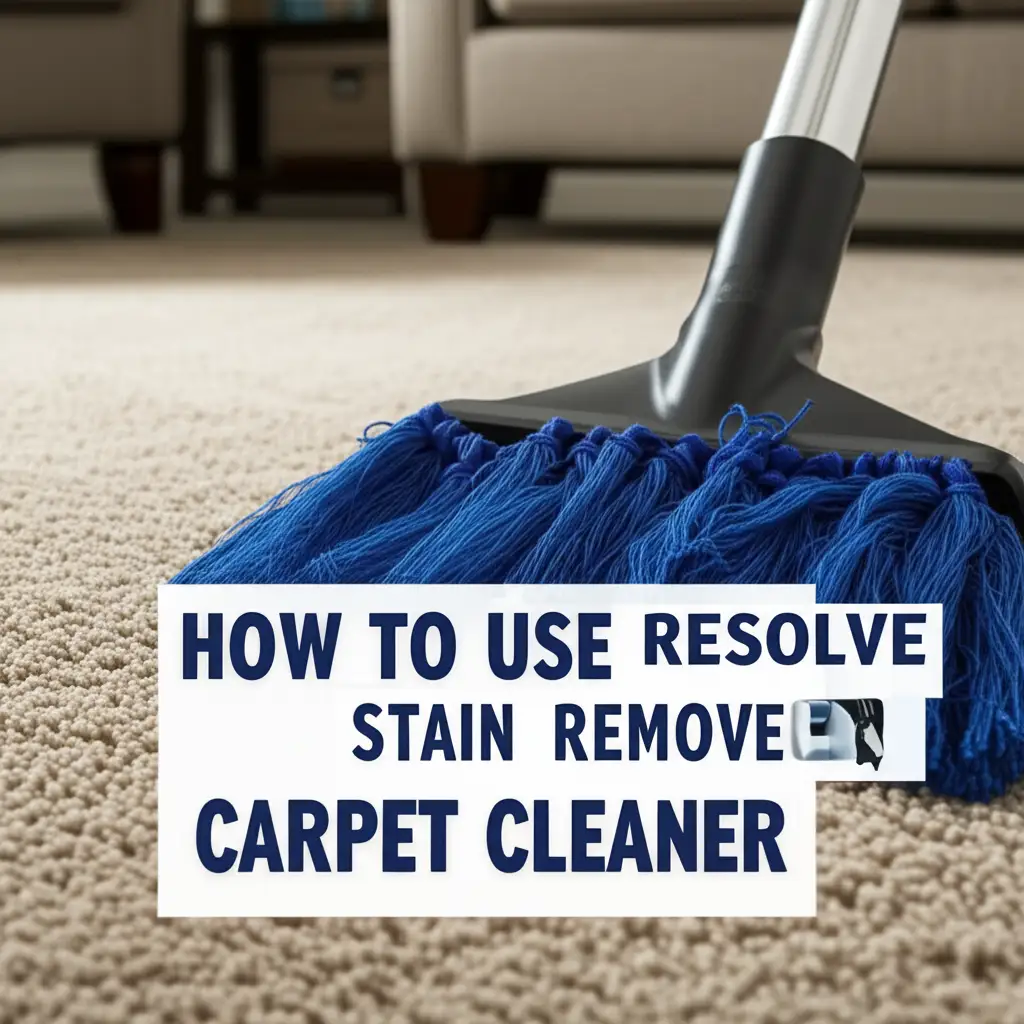 How To Use Resolve Stain Remover Carpet Cleaner