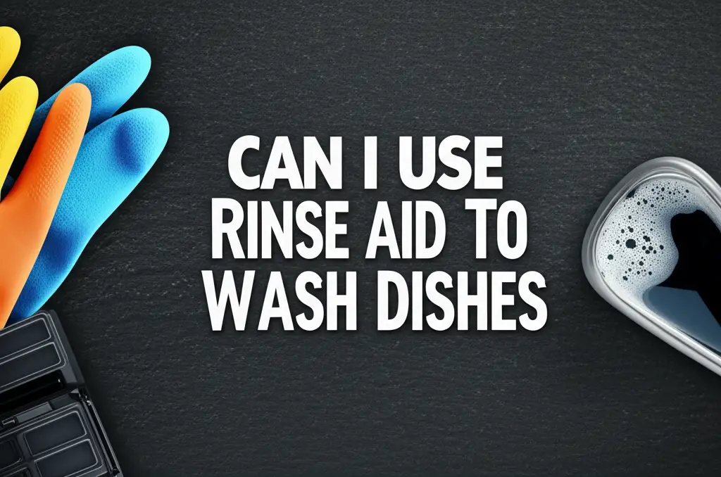 Can I Use Rinse Aid To Wash Dishes