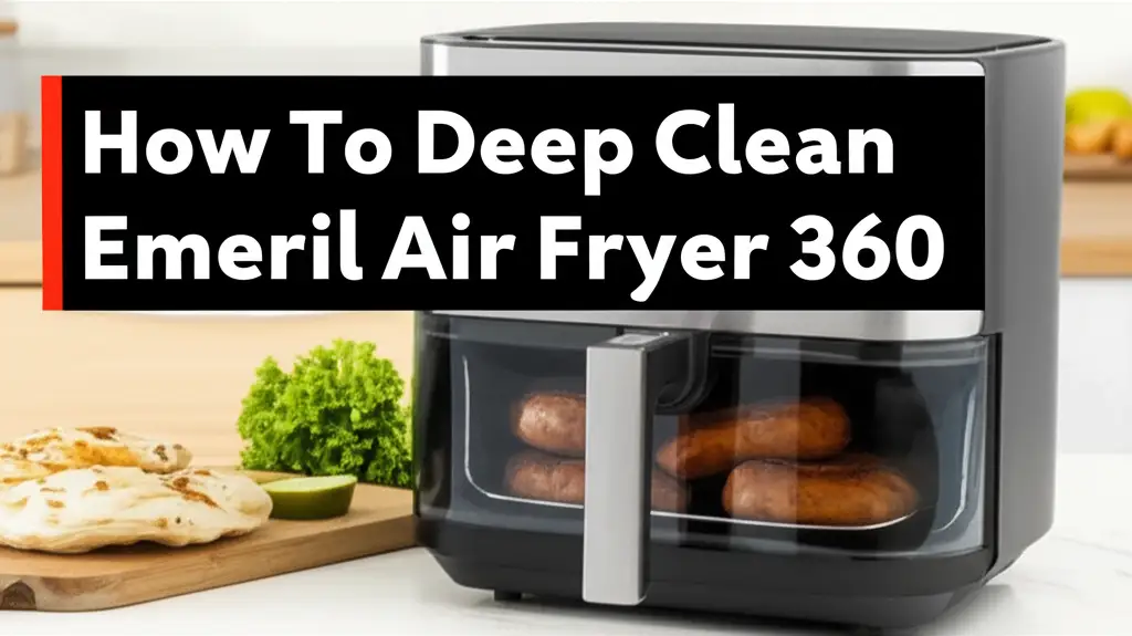 How To Deep Clean Emeril Air Fryer 360
