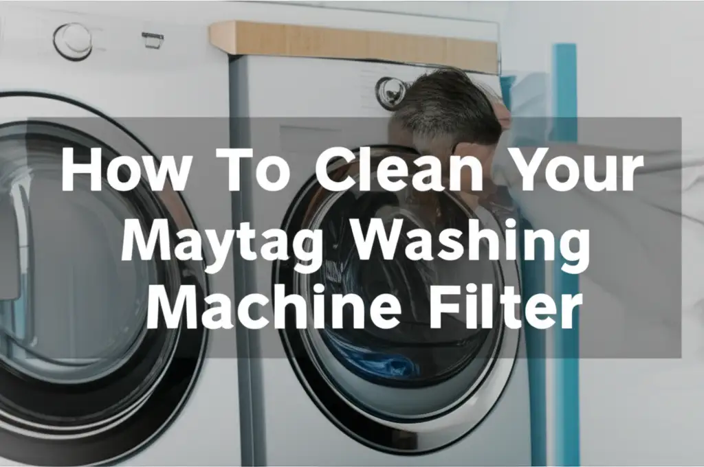 How To Clean Your Maytag Washing Machine Filter