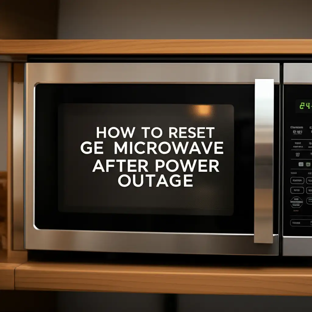 Learn how to quickly reset your GE microwave after a power outage. Our guide covers simple steps to restore full functionality and troubleshoot common issues.