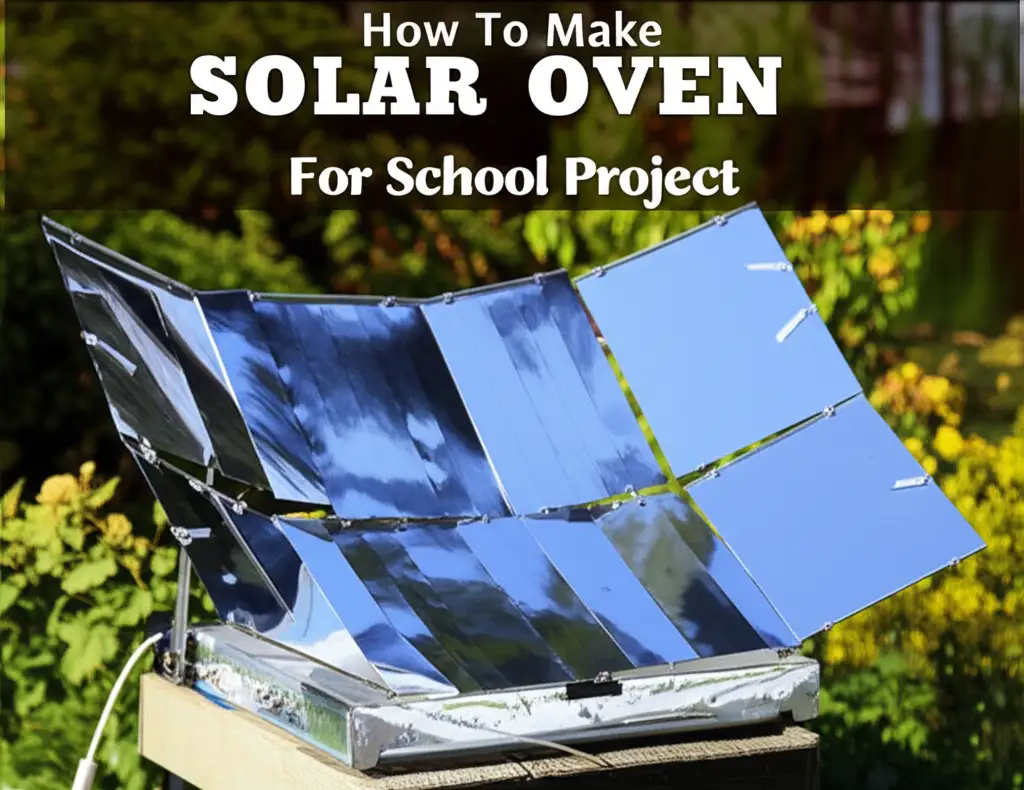 How To Make Solar Oven For School Project