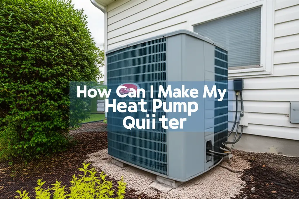 How Can I Make My Heat Pump Quieter