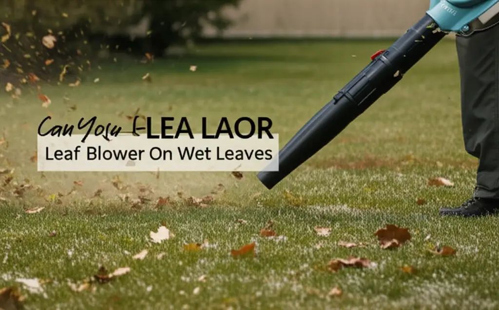 Can You Use Leaf Blower On Wet Leaves