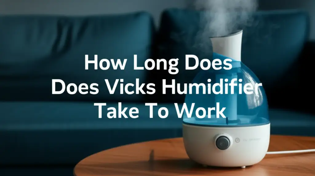 How Long Does Vicks Humidifier Take To Work