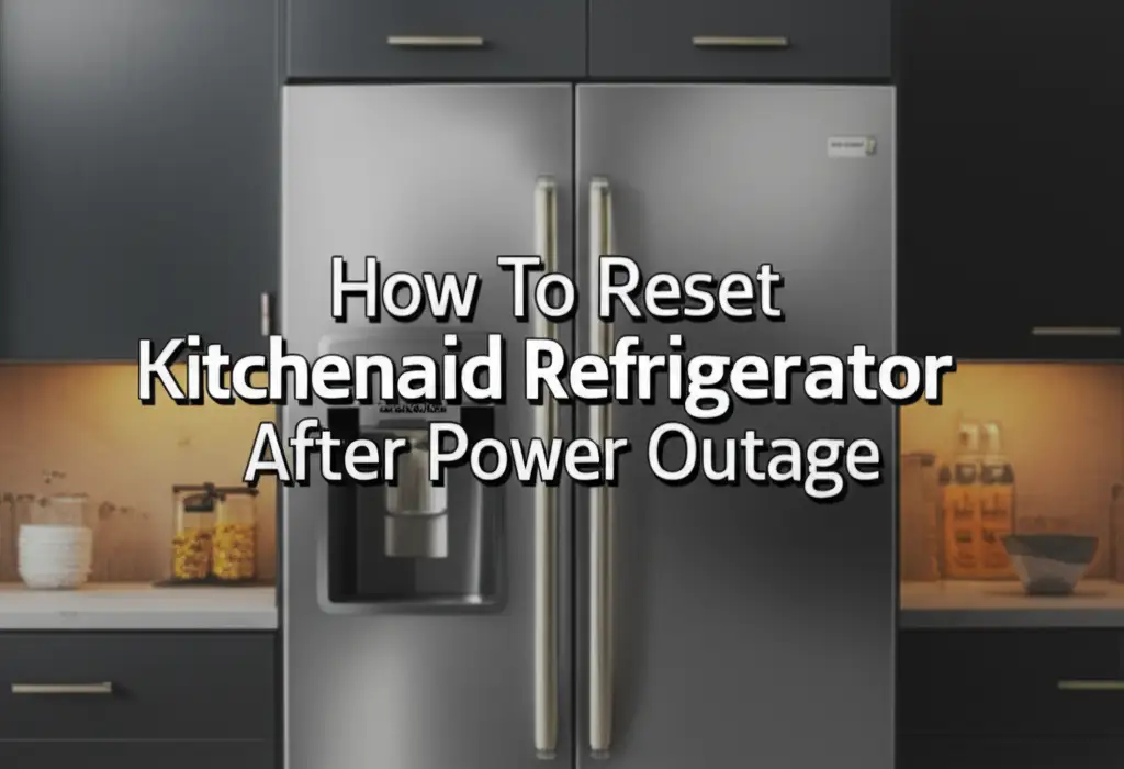 How To Reset Kitchenaid Refrigerator After Power Outage