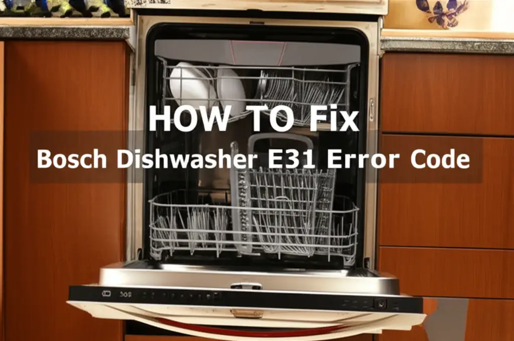 How To Fix Bosch Dishwasher E31 Error Code