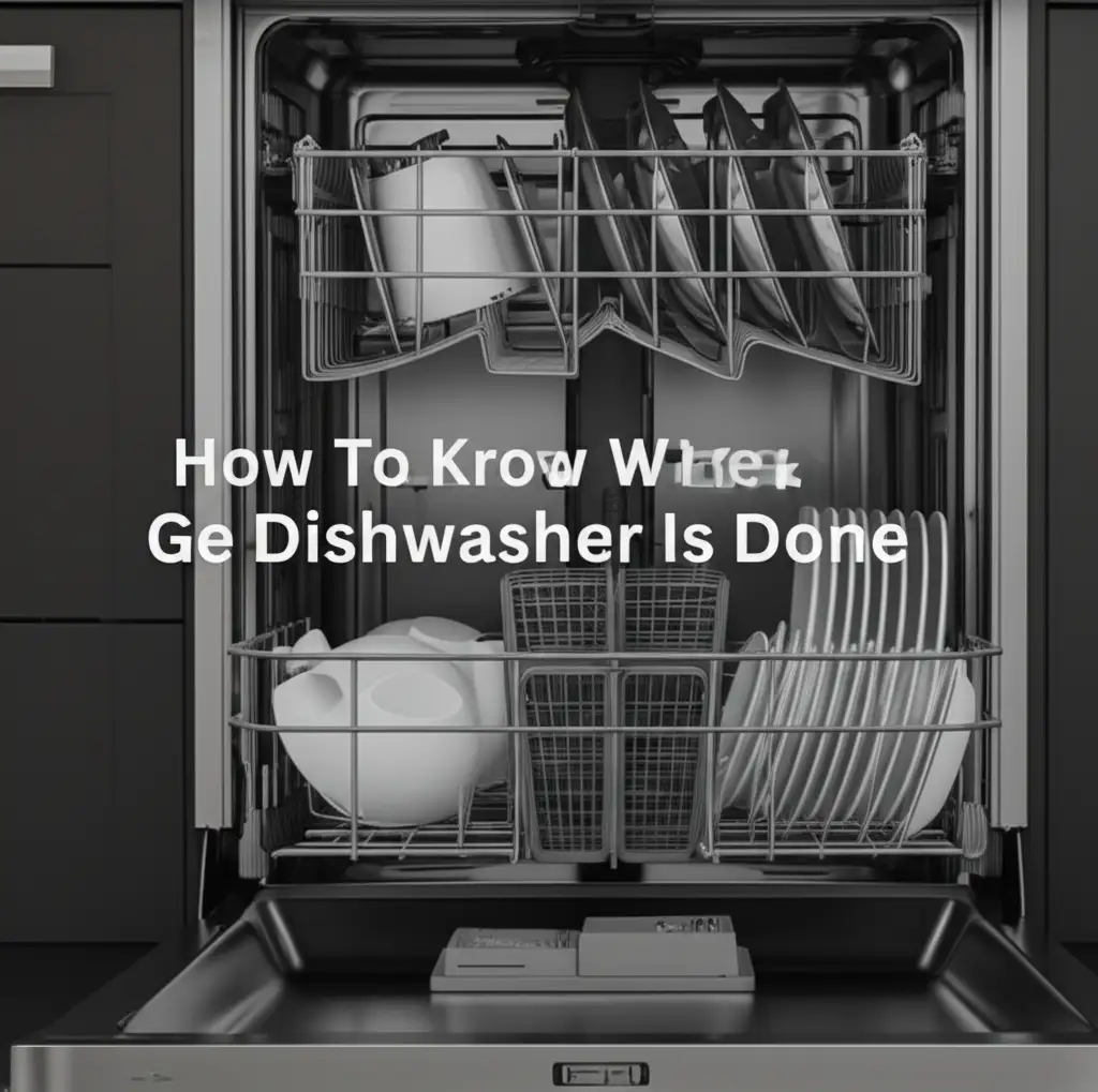 How To Know When Ge Dishwasher Is Done