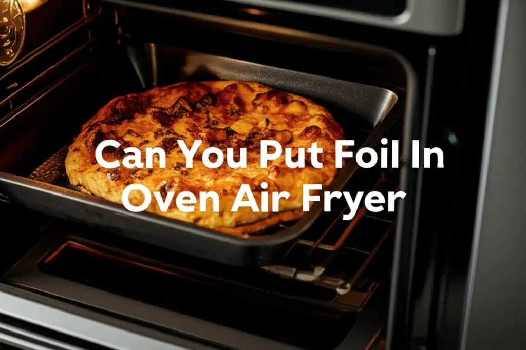 Can You Put Foil In Oven Air Fryer