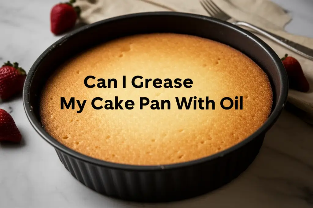 Can I Grease My Cake Pan With Oil