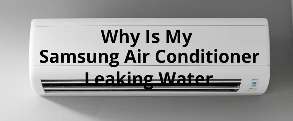Why Is My Samsung Air Conditioner Leaking Water