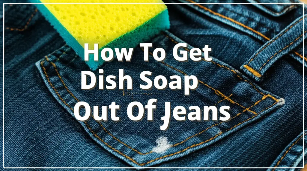 How To Get Dish Soap Out Of Jeans