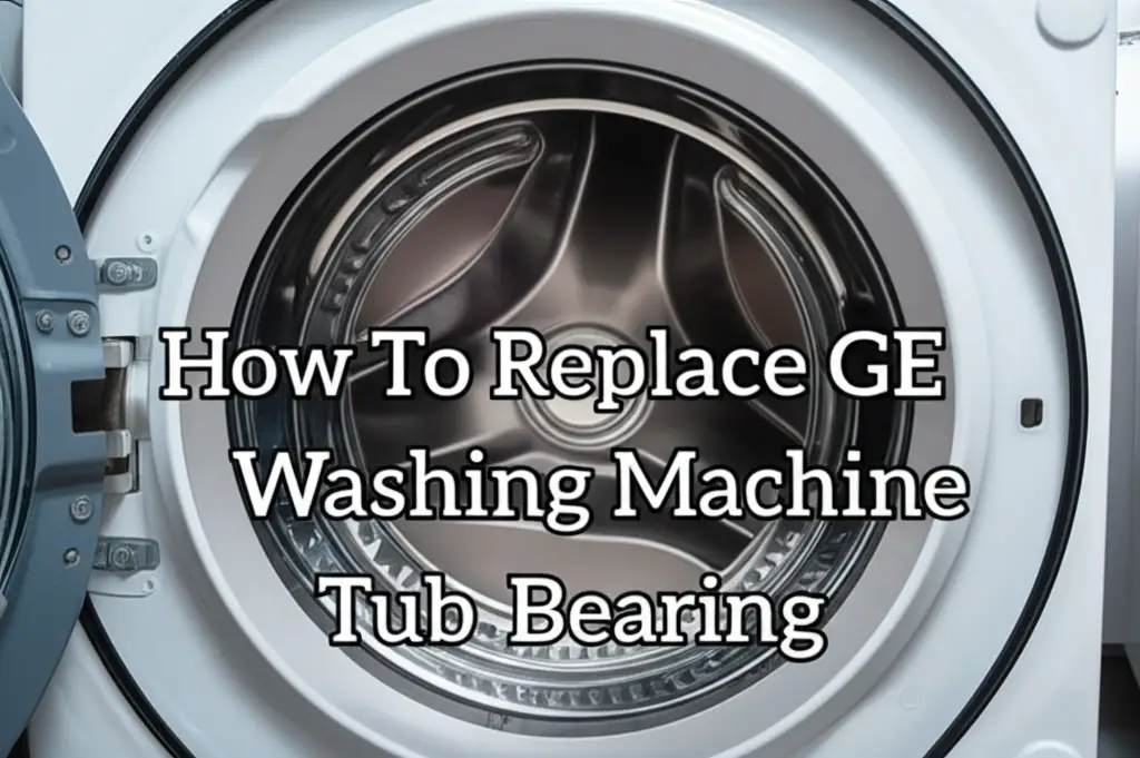How To Replace Ge Washing Machine Tub Bearing