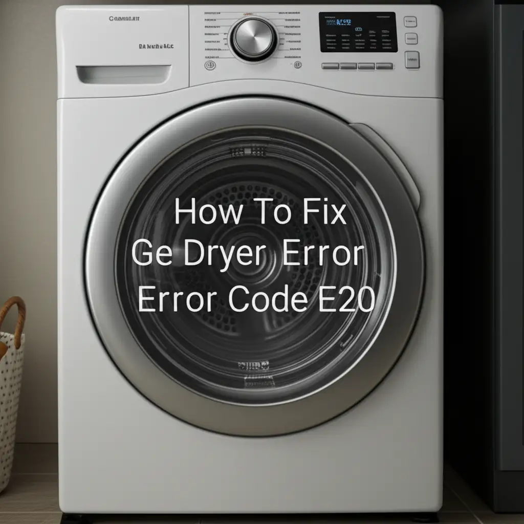 How To Fix Ge Dryer Error Code E20
