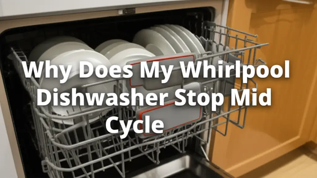 Why Does My Whirlpool Dishwasher Stop Mid Cycle