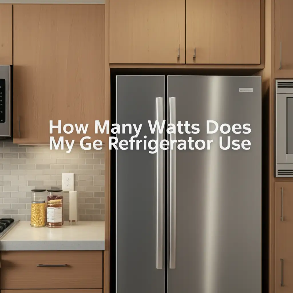 How Many Watts Does My GE Refrigerator Use