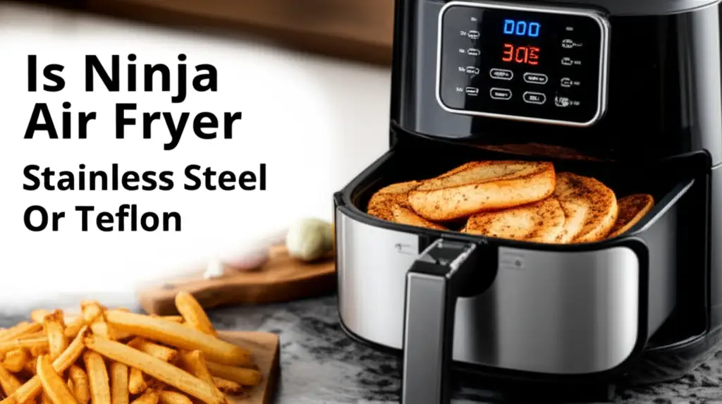 Is Ninja Air Fryer Stainless Steel Or Teflon