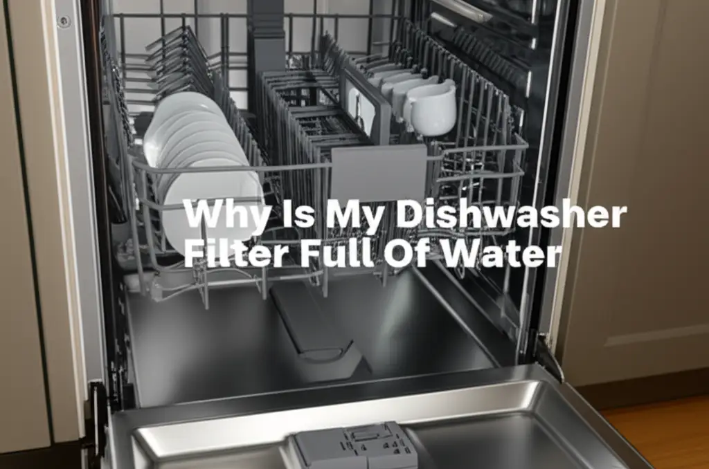 Why Is My Dishwasher Filter Full Of Water