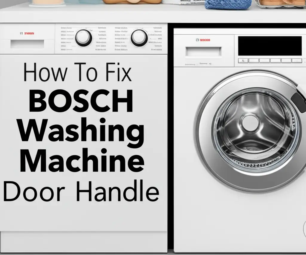 How To Fix Bosch Washing Machine Door Handle