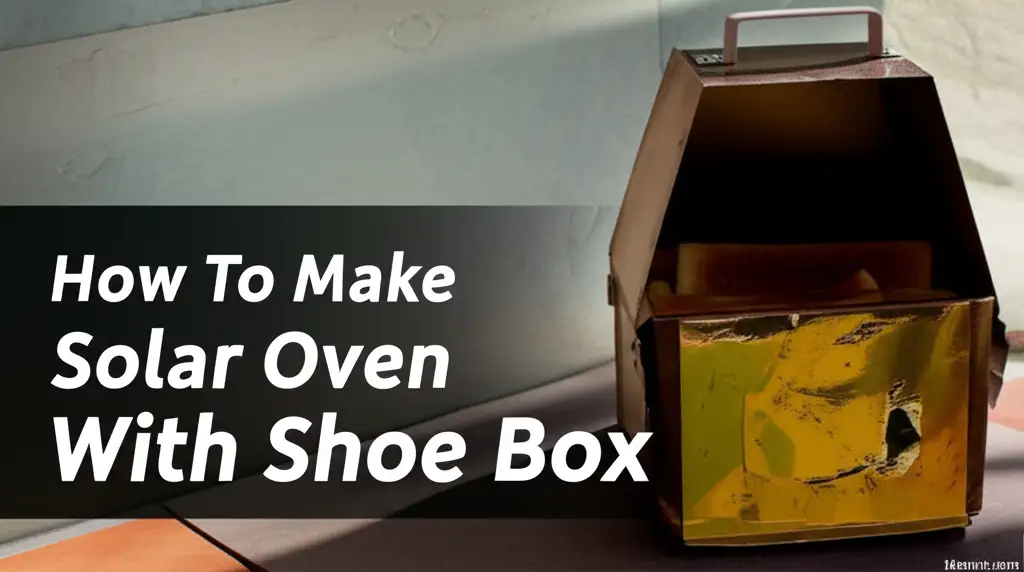How To Make Solar Oven With Shoe Box
