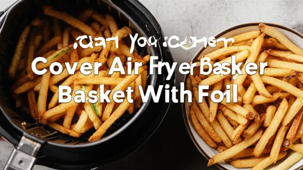 Can You Cover Air Fryer Basket With Foil
