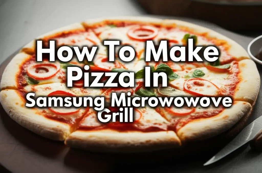 How To Make Pizza In Samsung Microwave Grill