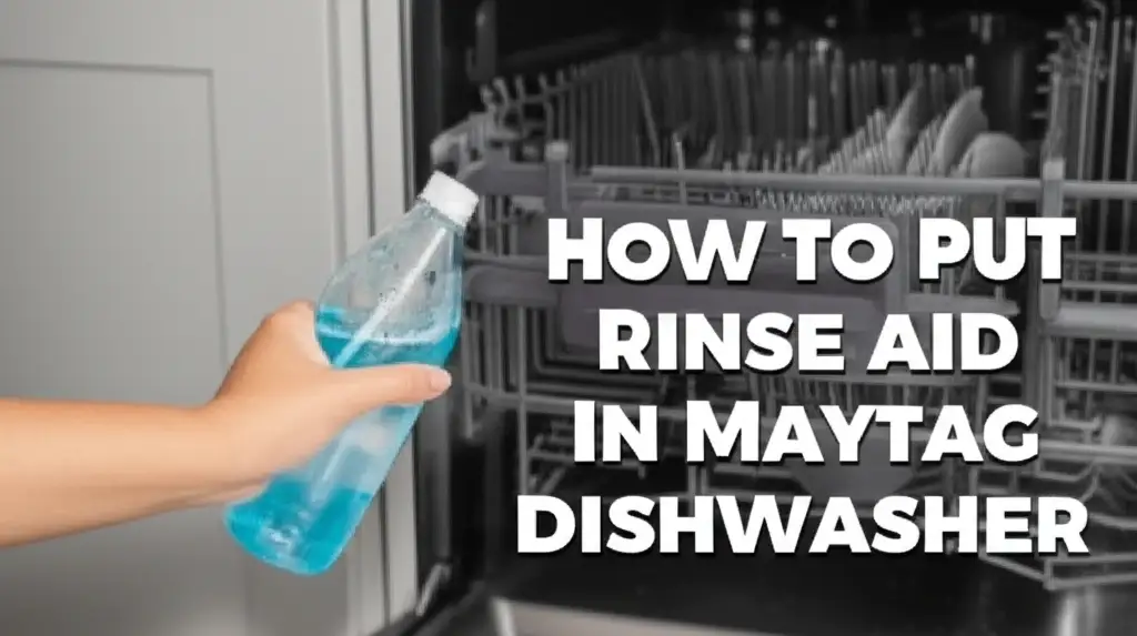 How To Put Rinse Aid In Maytag Dishwasher