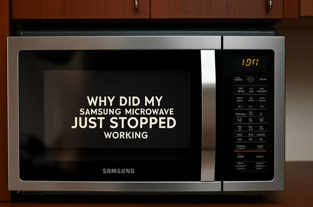 Why Did My Samsung Microwave Just Stopped Working