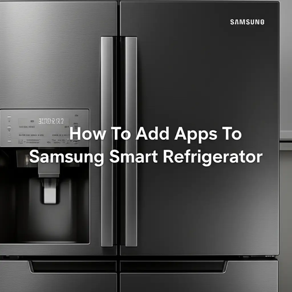 How To Add Apps To Samsung Smart Refrigerator