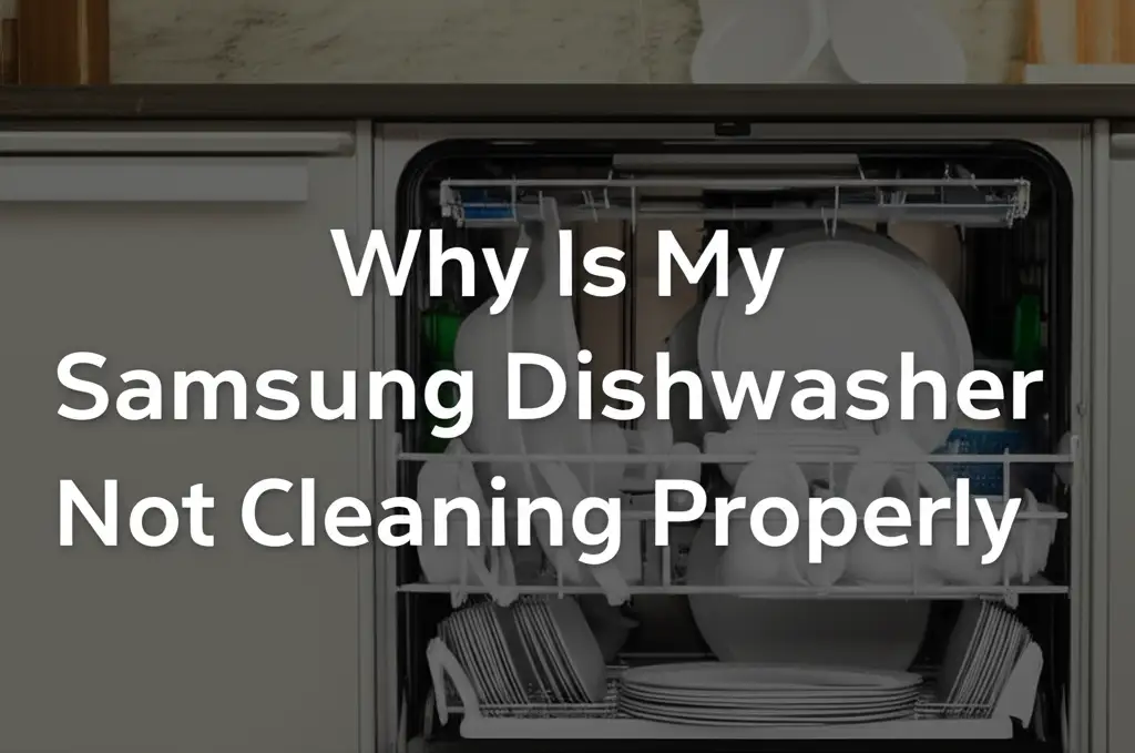 Why Is My Samsung Dishwasher Not Cleaning Properly
