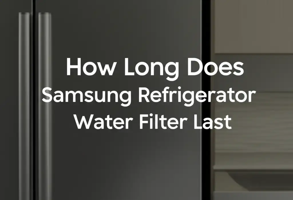 How Long Does Samsung Refrigerator Water Filter Last