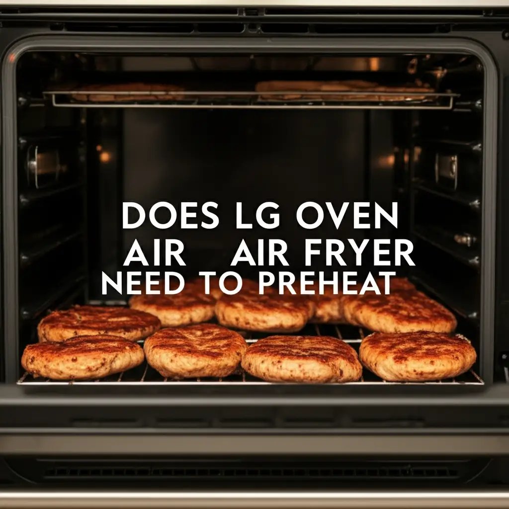 Does Lg Oven Air Fryer Need To Preheat