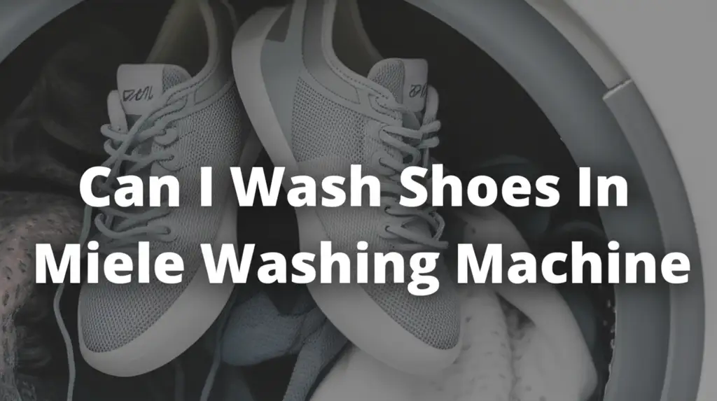 Can I Wash Shoes In Miele Washing Machine