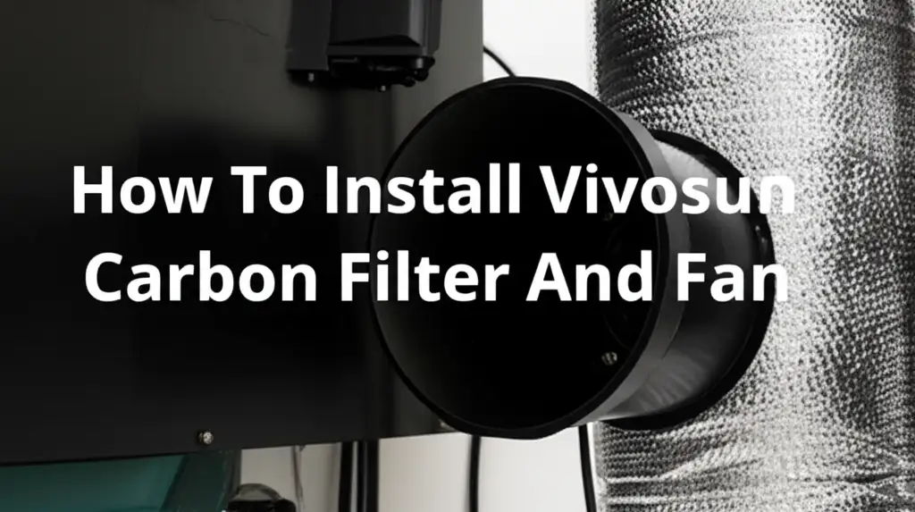 How To Install Vivosun Carbon Filter And Fan