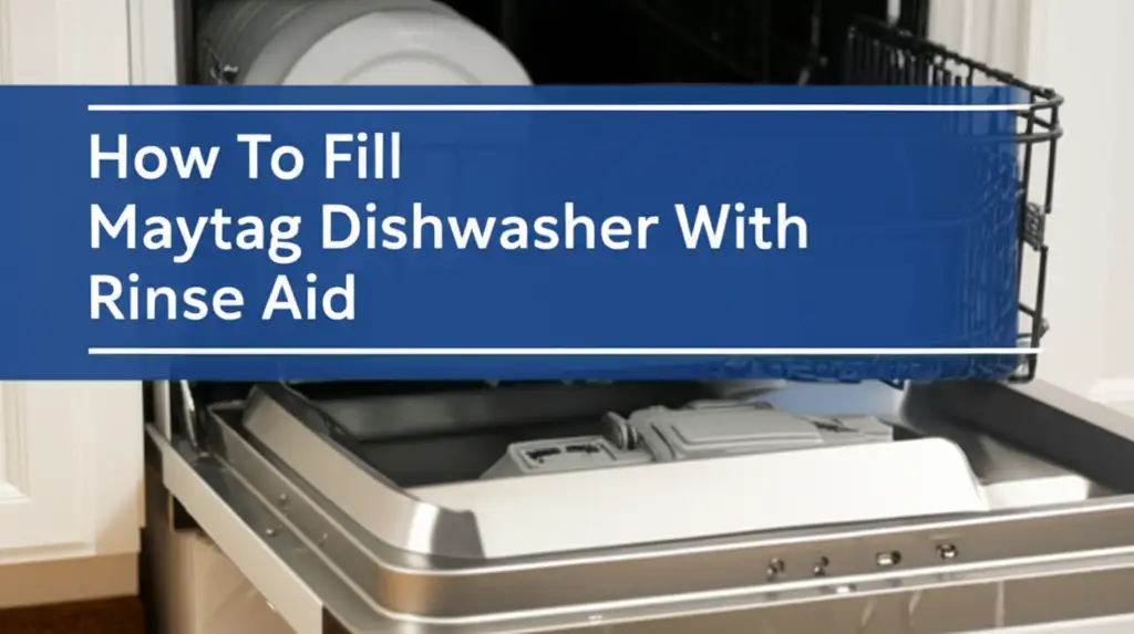 How To Fill Maytag Dishwasher With Rinse Aid