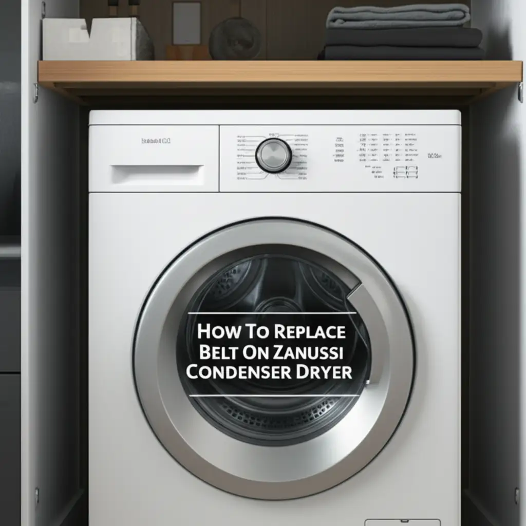 How To Replace Belt On Zanussi Condenser Dryer