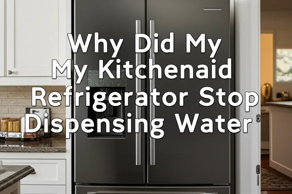 Why Did My Kitchenaid Refrigerator Stop Dispensing Water
