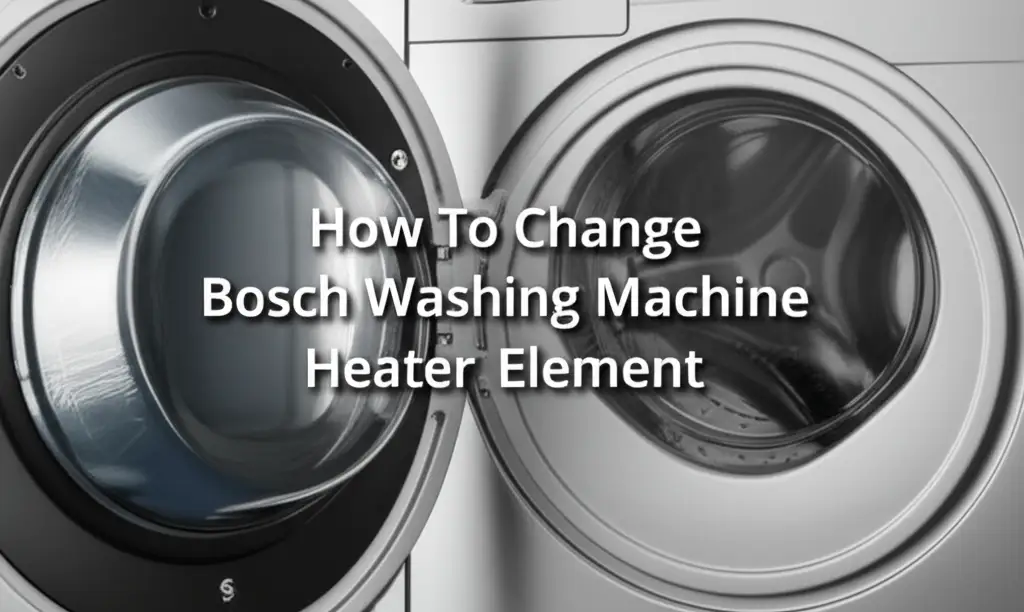 How To Change Bosch Washing Machine Heater Element