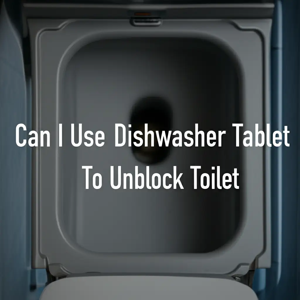 Can I Use Dishwasher Tablet To Unblock Toilet