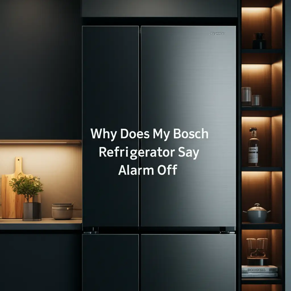 Why Does My Bosch Refrigerator Say Alarm Off