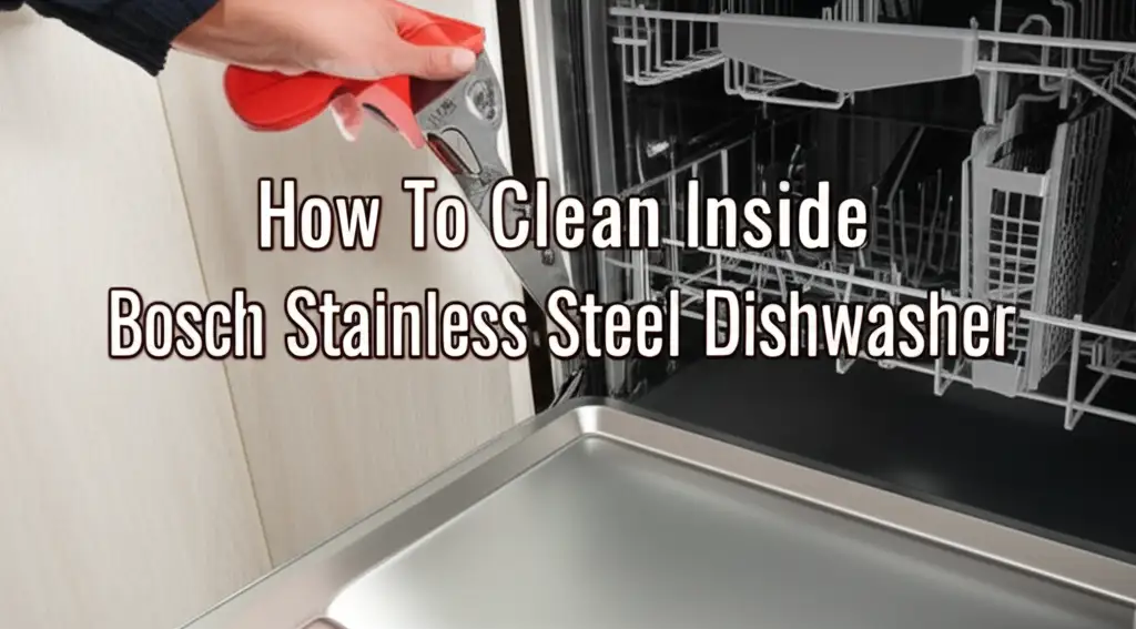 How To Clean Inside Bosch Stainless Steel Dishwasher