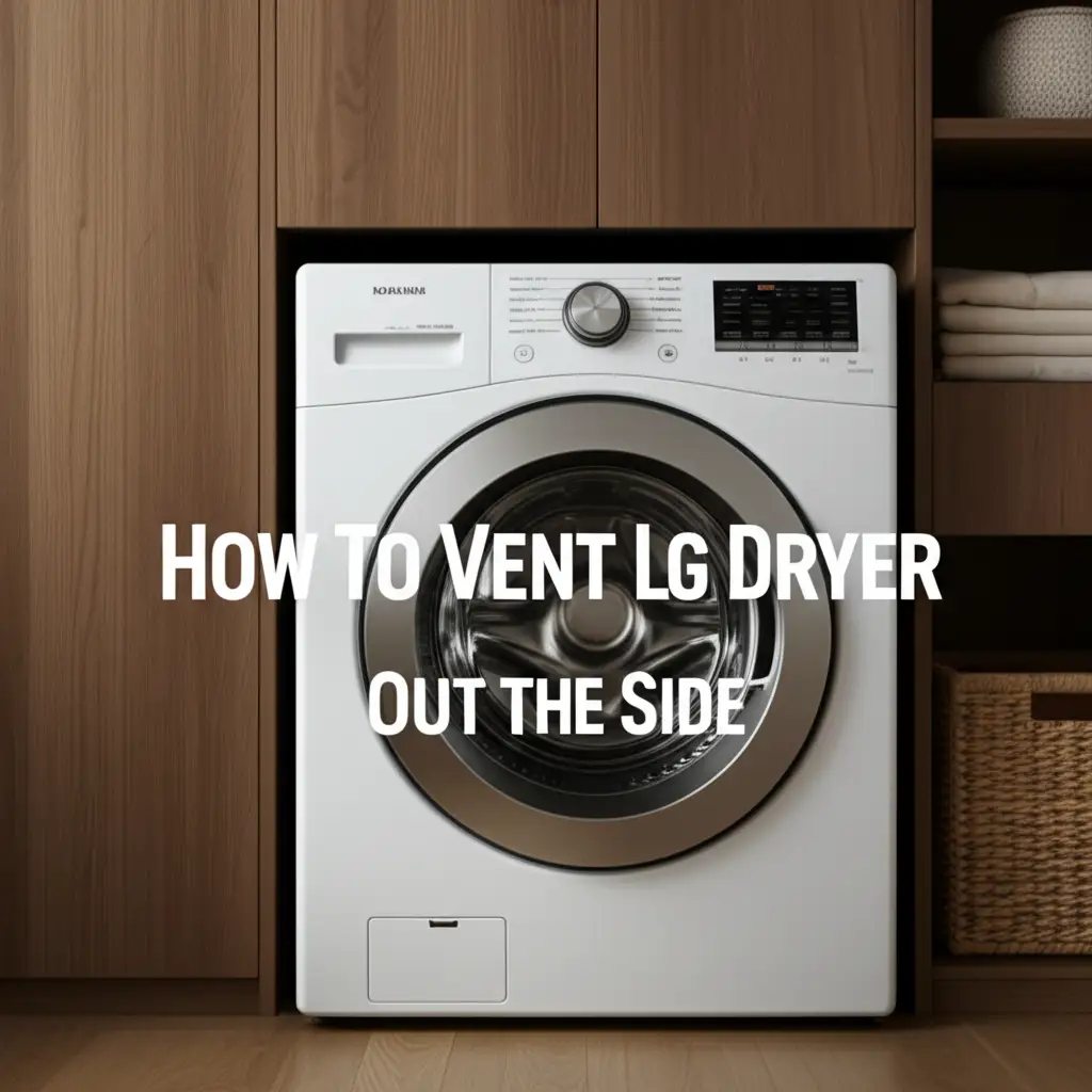 How To Vent Lg Dryer Out The Side